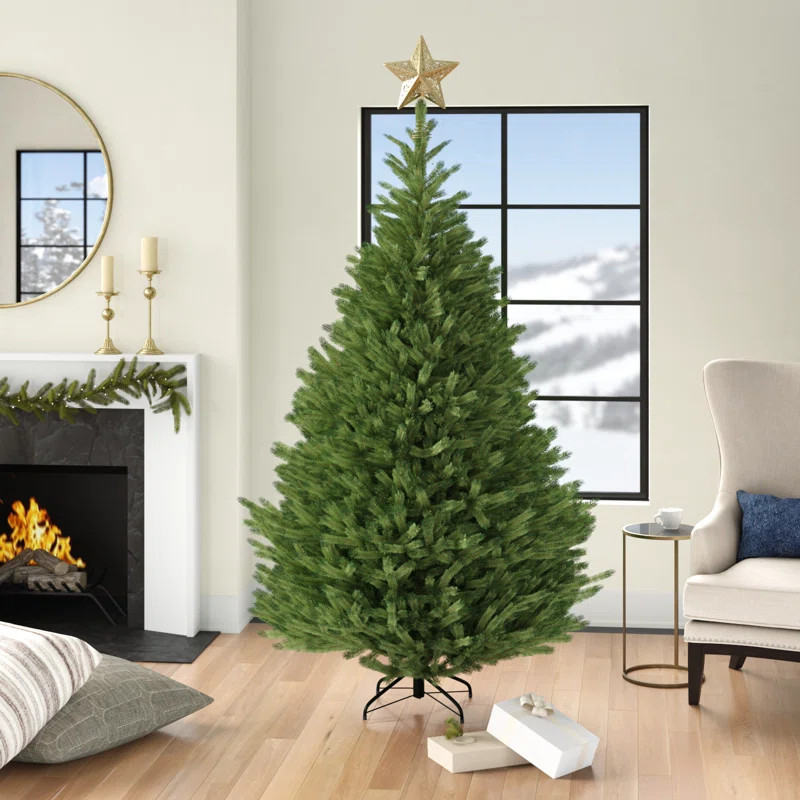 Tariq Artificial Green Spruce Christmas Tree | Wayfair North America