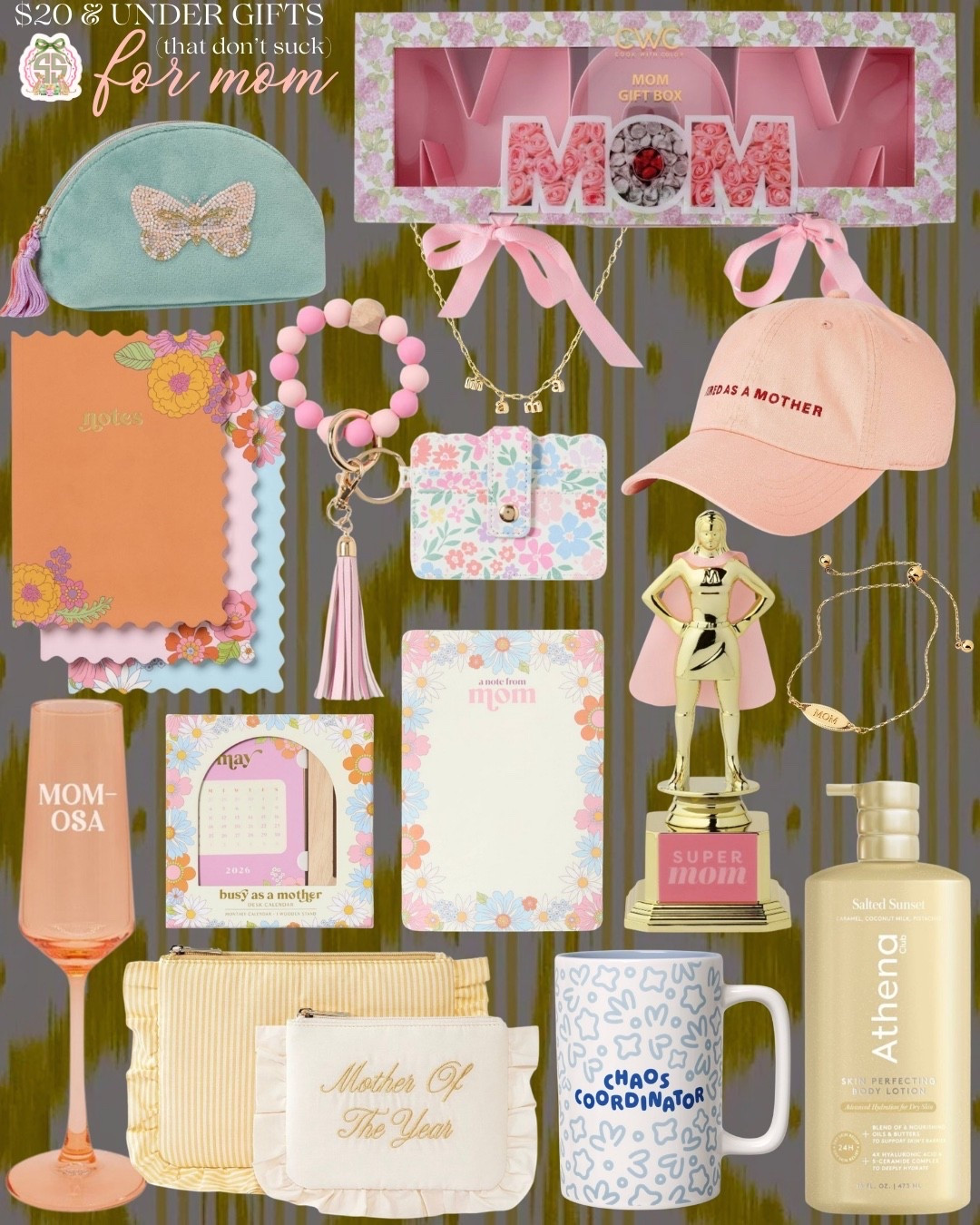 $20 & UNDER gifts for MOM (that don’t feel cheap 💅💖)

Because moms deserve cute + thoughtful… not last-minute gas station energy 😅

From girly accessories + cozy pouches to fun mugs and little luxe finds — these are the perfect “just because,” Mother’s Day, or add-on gifts she’ll actually LOVE.

✨ pretty
✨ practical
✨ under $20 (!!)

Save this for later & send it to whoever’s shopping for you 👀💗

#LTKunder50 #LTKgiftguide #MothersDayGifts #GiftIdeasForHer #SouthernStyle #PrettyFinds #AmazonFinds #MomLifeButMakeItCute

#LTKSeasonal #LTKMothersDay #LTKmomlife