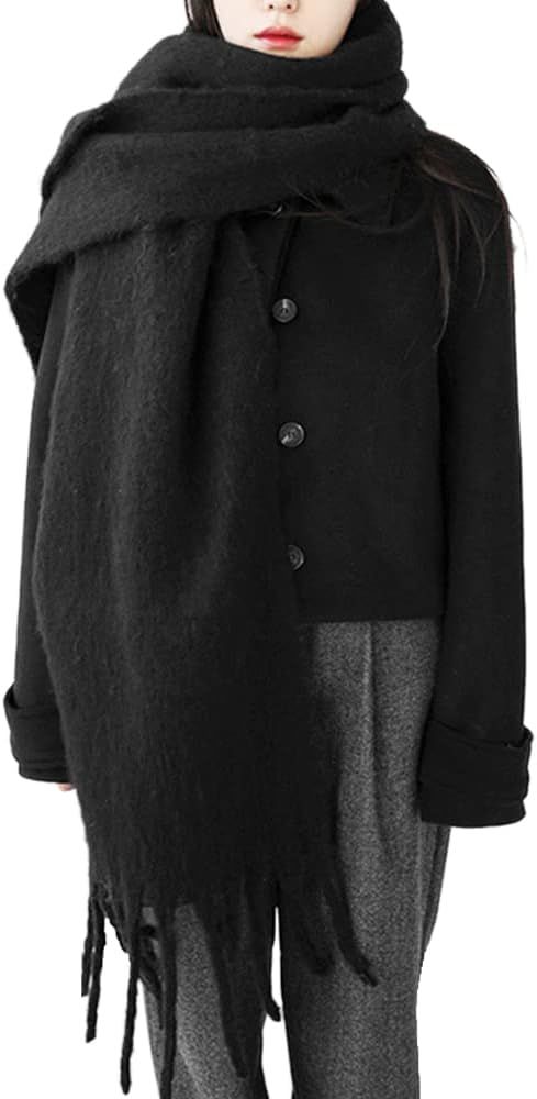 GUCABE (Premium) Large Chunky Scarf Colorful Cashmere Feel Oversized Scarves Blanket Soft Big Woo... | Amazon (US)