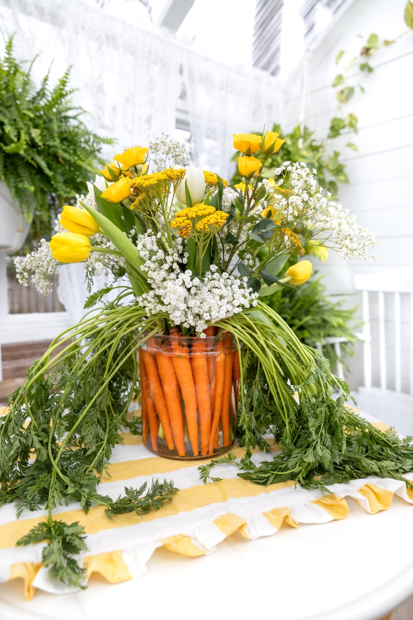 Viral carrot centerpiece! 🥕💛🪴🌼

#LTKParties #LTKHome #LTKSeasonal