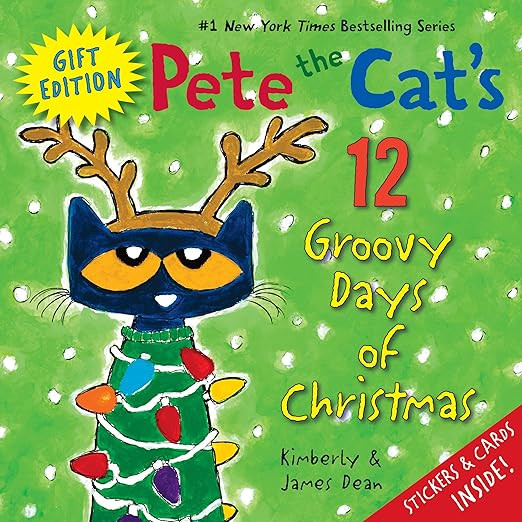 Pete the Cat's 12 Groovy Days of Christmas Gift Edition: Includes Stickers and Holiday Cards! A C... | Amazon (US)