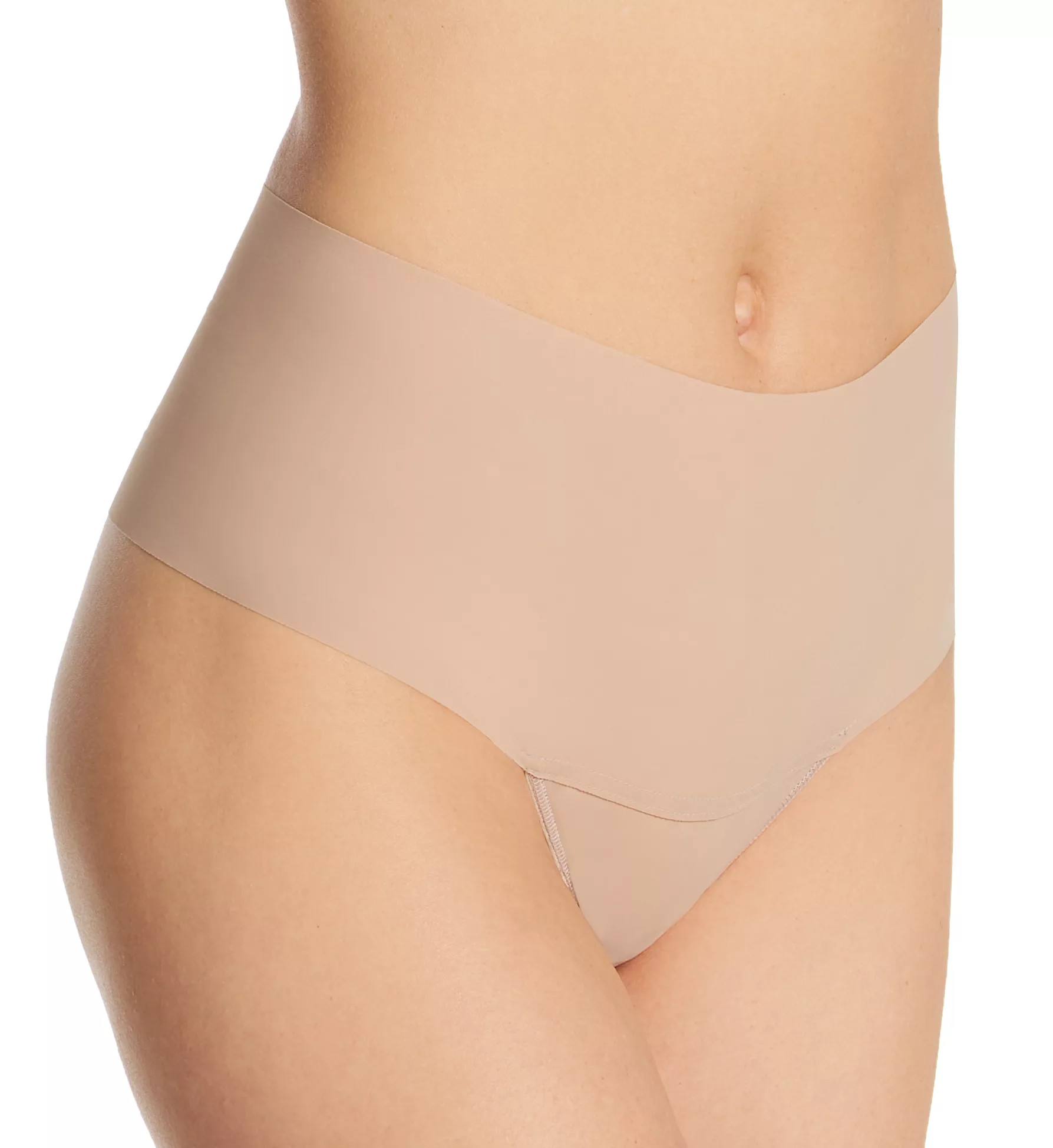 Hanky Panky Women's Breathe Hi-Rise Thong in Taupe | Size: Small | HerRoom.com | HerRoom