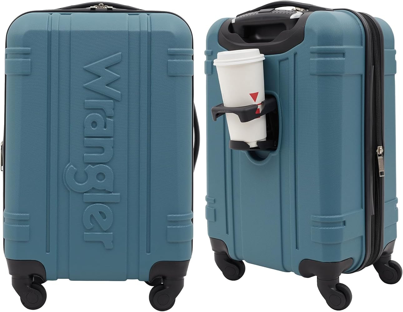 Wrangler Astral Hardside Luggage, Hydro, 20-Inch Carry-On | Amazon (US)