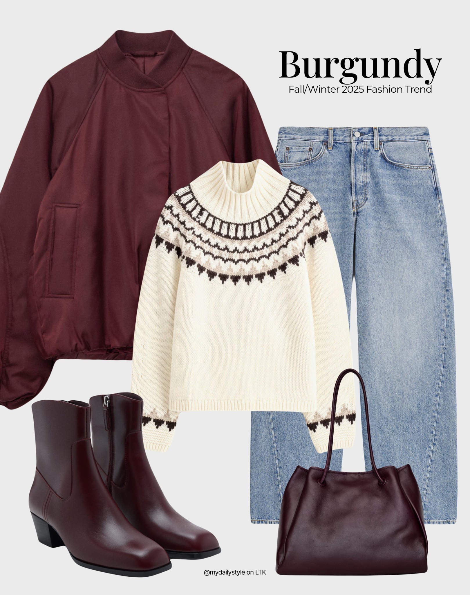Burgundy outfit ideas 🖤
Check out more in my profile. 

Tags: burgundy, cherry red, winter style, winter outfit, winter fashion, easy styling, simple everyday look, chic & basic outfit, Parisian look, casual outfit, capsule wardrobe, office look, brunch style, high street. 

#LTKshoes #LTKwinter #LTKstyletip