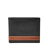 Fossil Men's Quinn Leather Bifold with Flip ID Wallet, Black, (Model: ML3644001) | Amazon (US)
