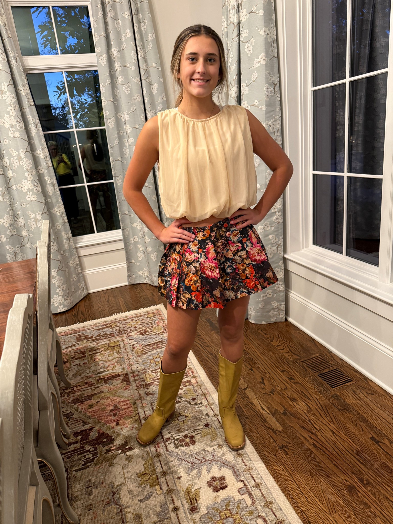 XXS top
6 shorts (too big)


#LTKStyleTip #LTKHoliday #LTKKids