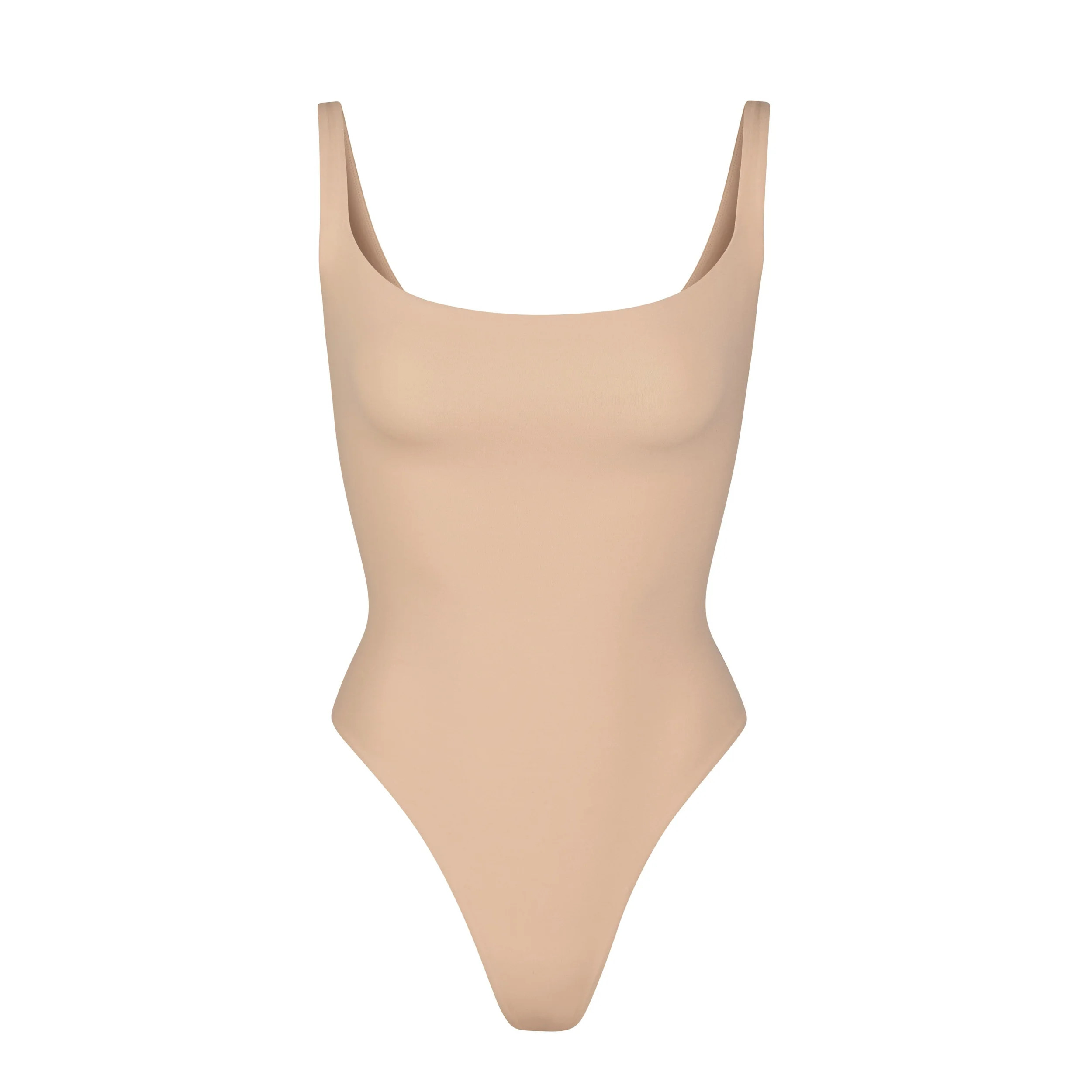 FITS EVERYBODY SQUARE NECK BODYSUIT | CLAY | SKIMS | SKIMS (US)