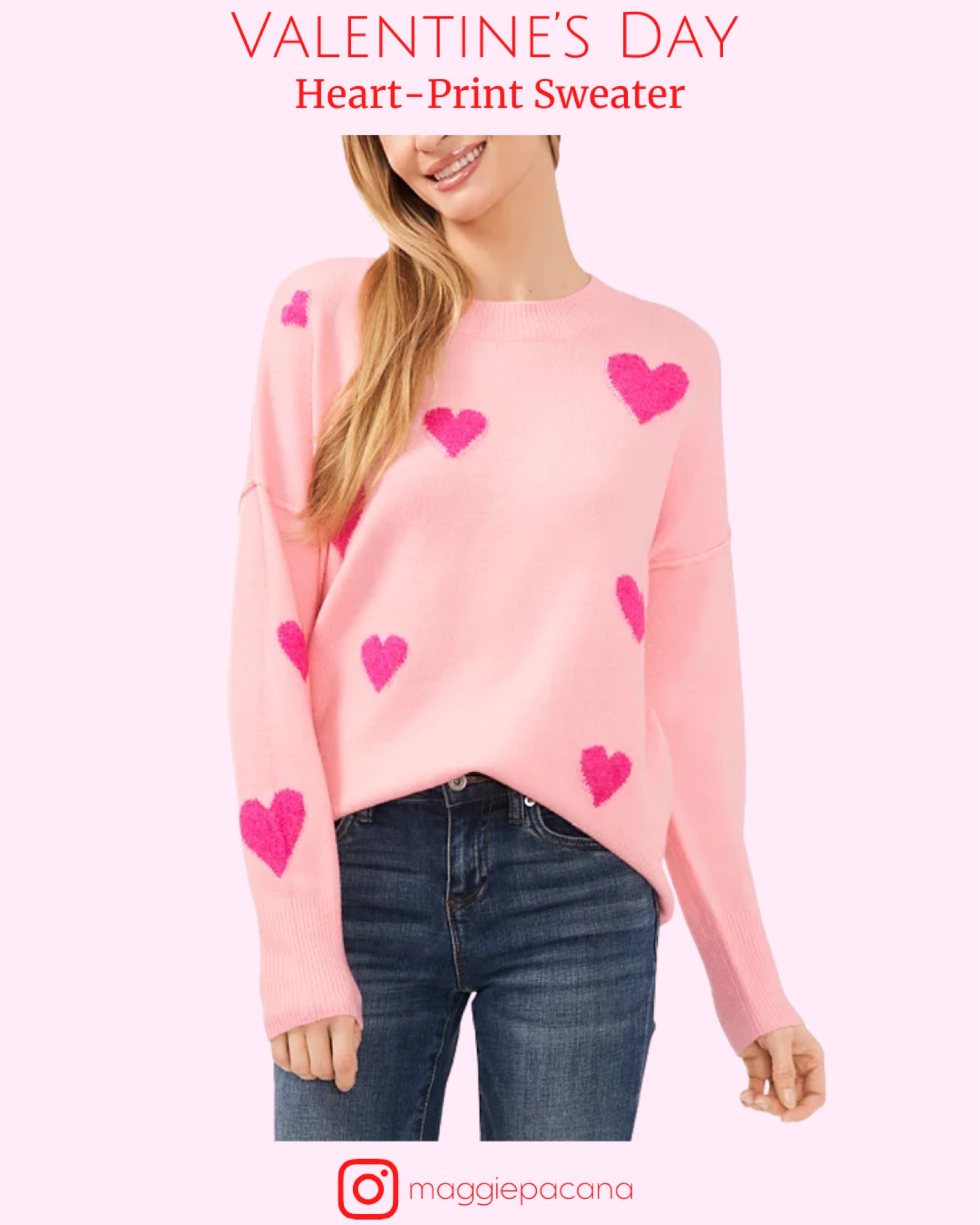 Valentine’s Day sweater, heart print sweaterr

#LTKSeasonal #LTKStyleTip #LTKGiftGuide
