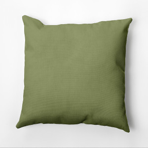16" x 16" Green Olive Square Throw Pillow | Christmas Central