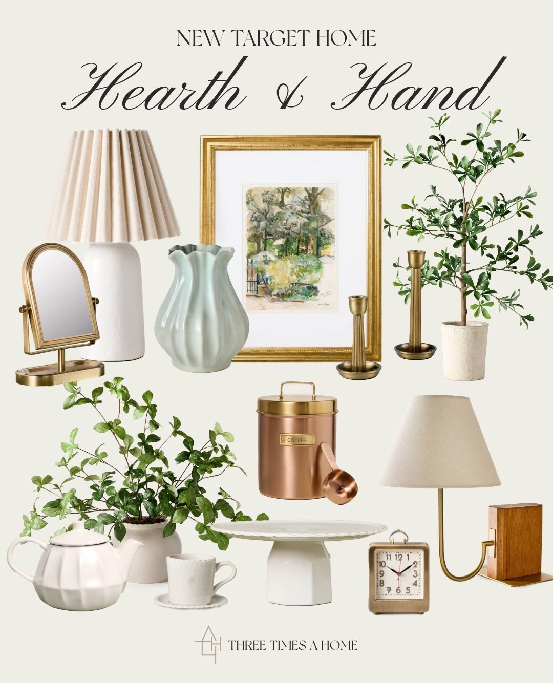 The new heart and hand by magnolia collection at target really shines in the details! loving the copper tones mixed with faux greenery and light ceramics. feels fresh for spring but still warm and grounded—easy pieces that instantly make a space feel pulled together.

#LTKHome #LTKSeasonal