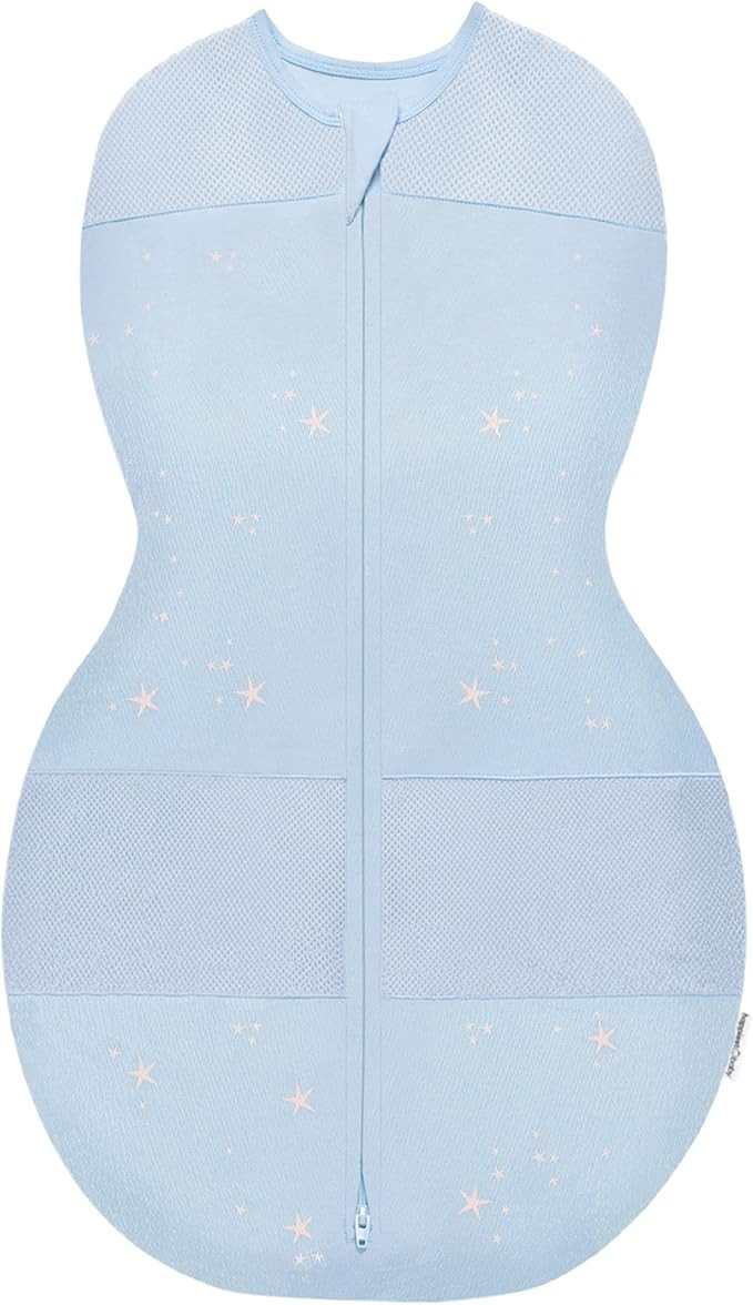 Happiest Baby Sleepea 5-Second Swaddle - 100% Organic Cotton Baby Swaddle Blanket - Doctor Design... | Amazon (US)