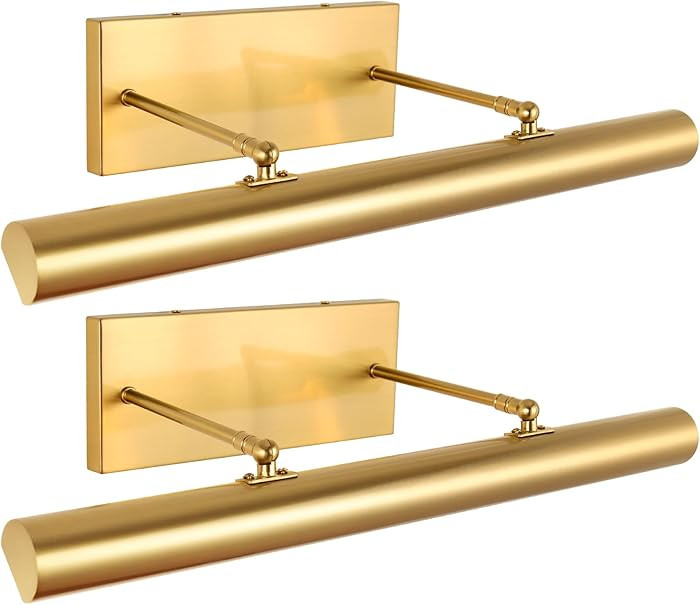 BELS Picture Lights for Wall Hardwired, 24 Inch Gold Wall Lights for Pictures,3-Light 2700k,Non-D... | Amazon (US)