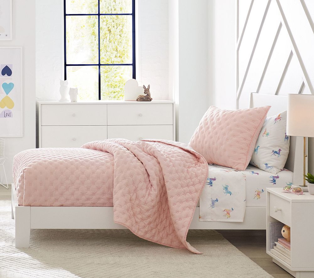 Square Stitch Quilt & Shams | Pottery Barn Kids