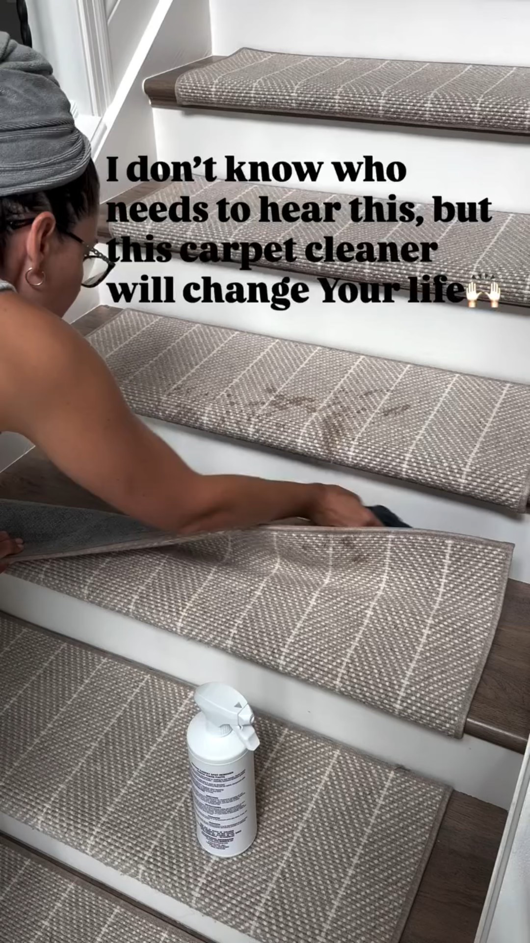 Just ordered another bottle! Works on upholstery too! Comment below and I’ll DM you the link 

#carpetcleaning #cleaninghack