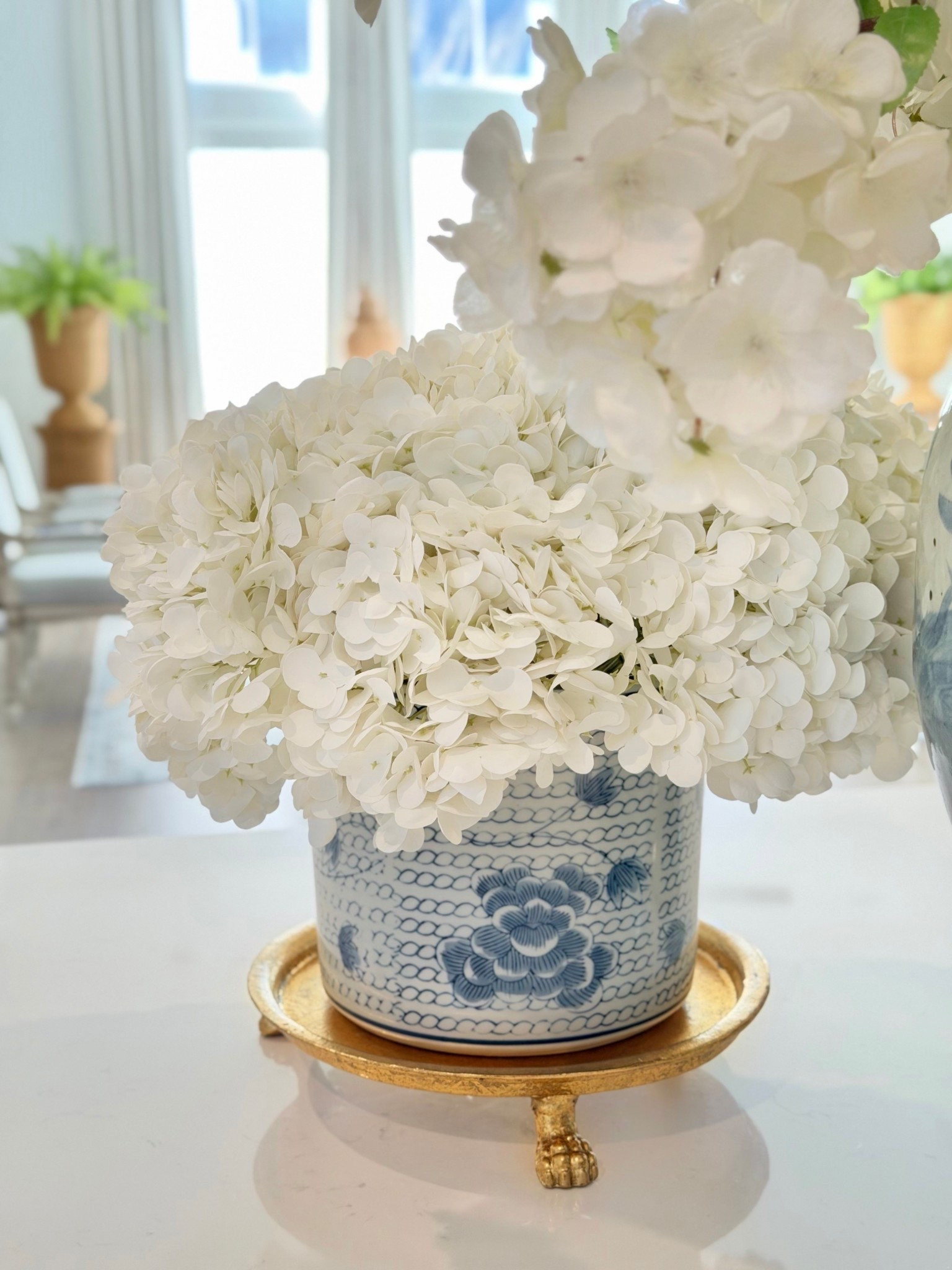 My blue and white cachepot is back in stock! A favorite for years!

#LTKHome #LTKdayinmylife #LTKootd