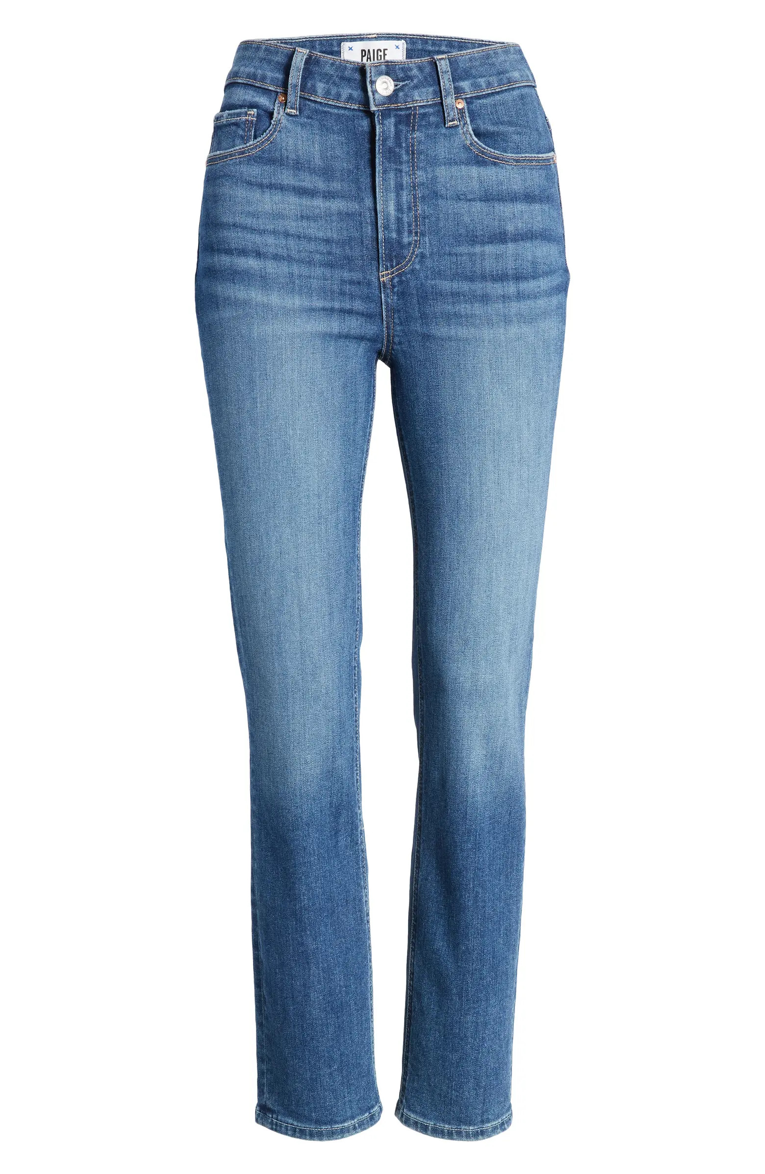 Cindy High Waist Ankle Straight Leg Jeans | Nordstrom