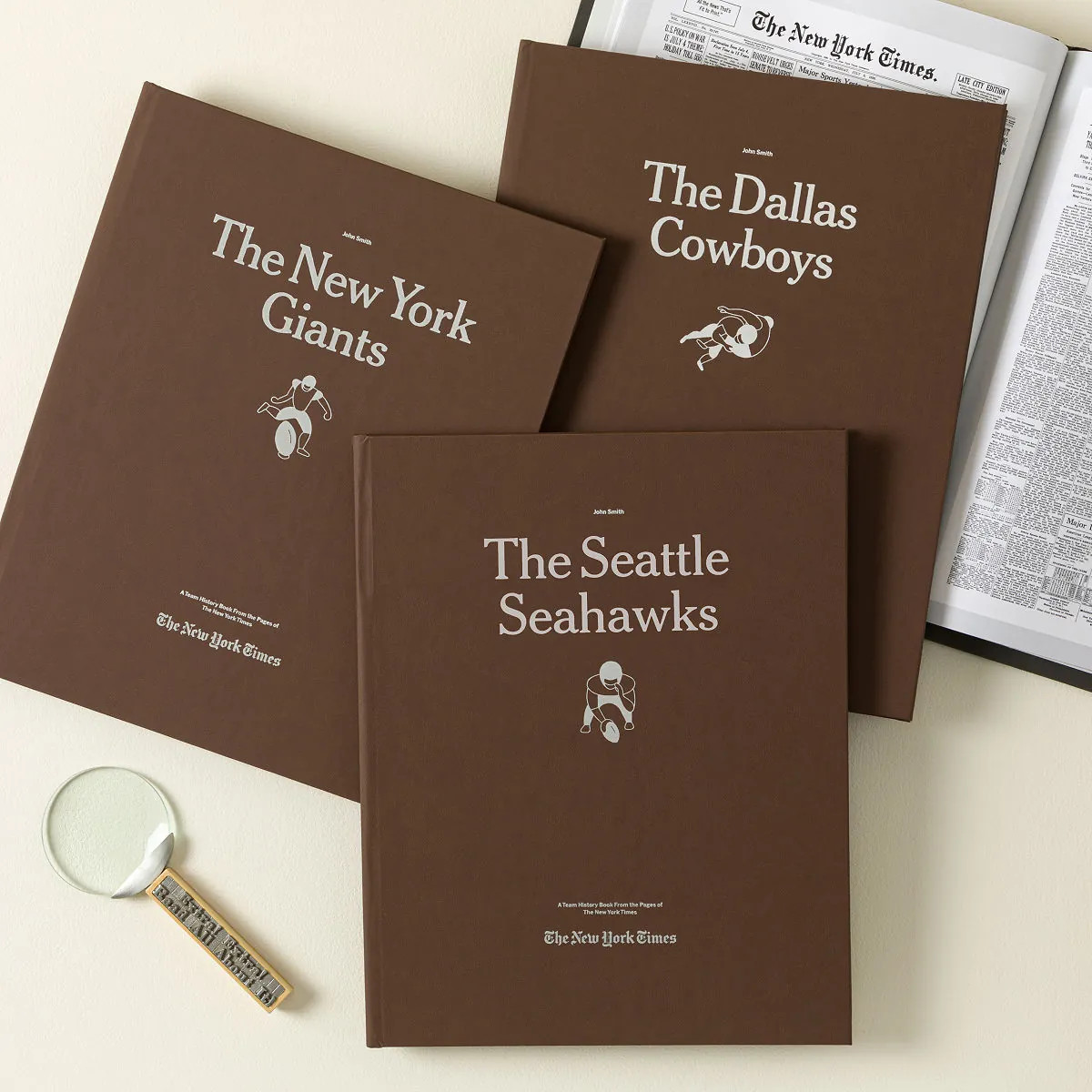 New York Times Custom Football Book | UncommonGoods