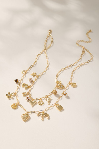 Robyn Keepsake Charm Necklace | Francesca's