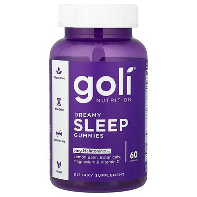 Goli Nutrition, Dreamy Sleep Gummies, 60 Gummies | iHerb