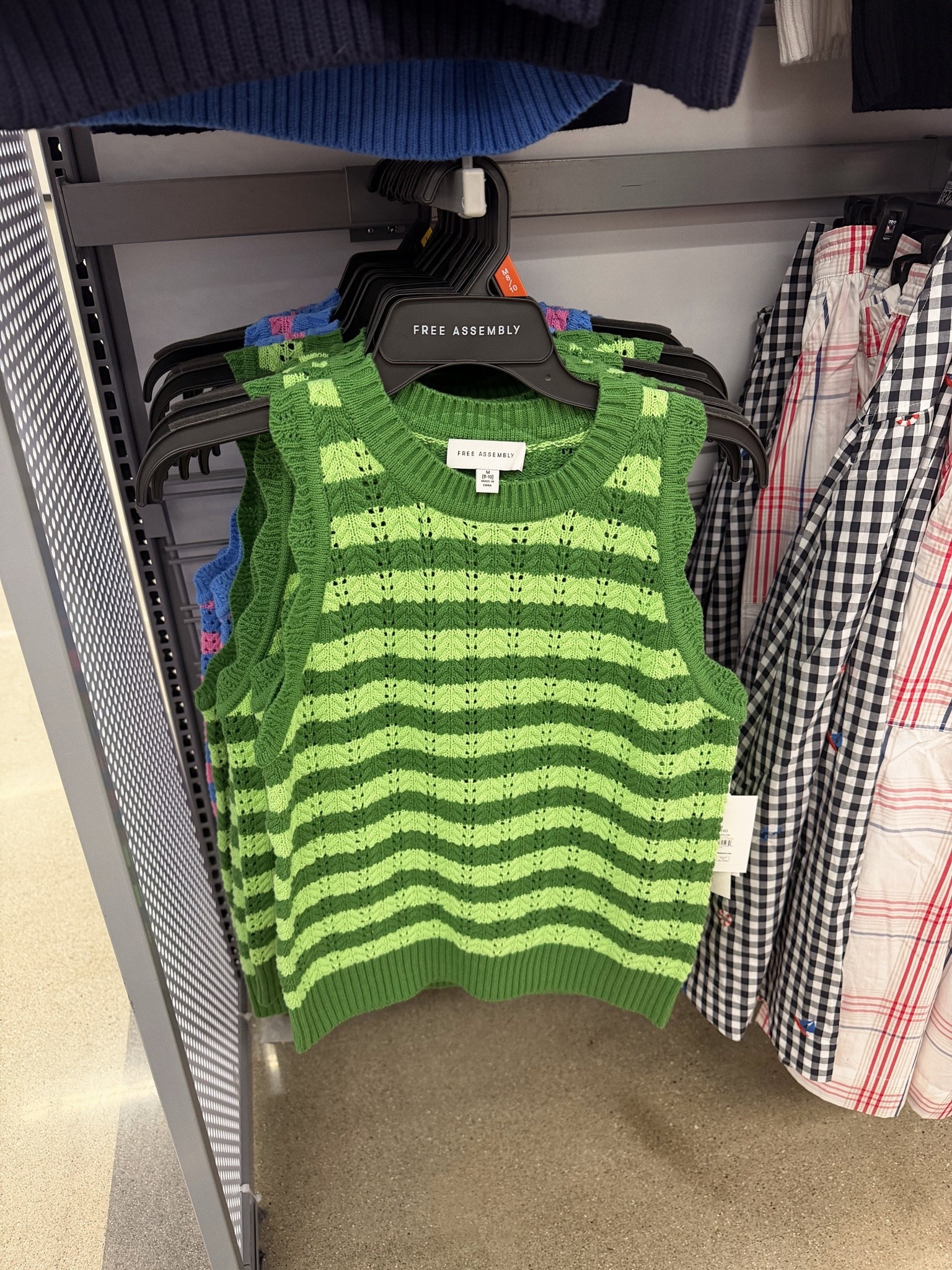 Love a good cozy sweater vest in the summer!