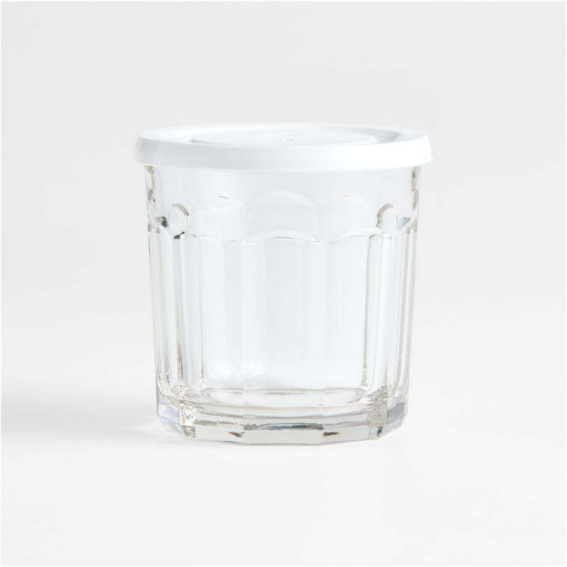 Small 14-Oz. Working Glass with Lid + Reviews | Crate & Barrel | Crate & Barrel
