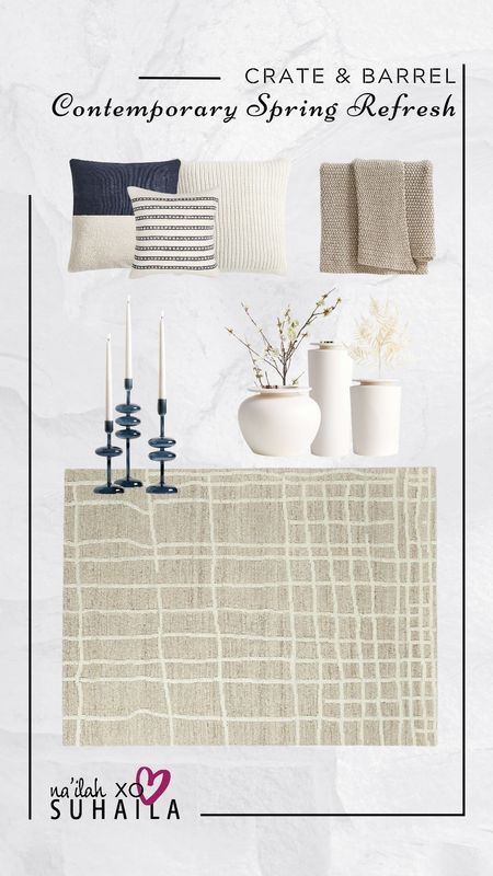 Refresh your living room for spring with soft and light neutral colors from Crate & Barrel using this contemporary collection of throws and accessories. 

#LTKSpringSale #LTKSeasonal #LTKhome