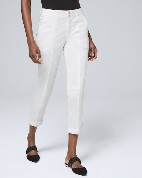 Mid-Rise Pret-A-Pedi Crop Pants | White House Black Market