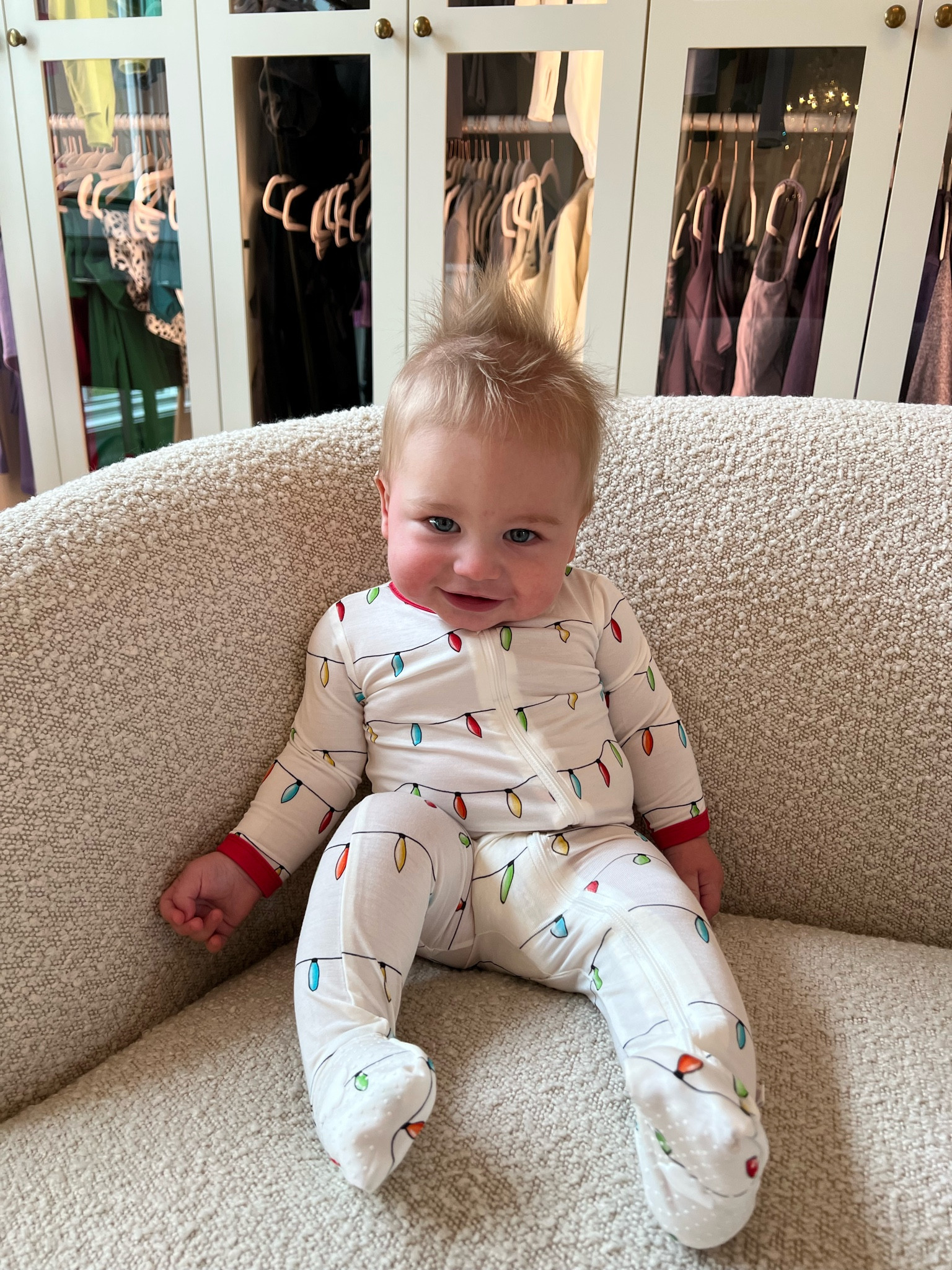 The best footies!!! He’s 7 months and in 6-12mos sizing 