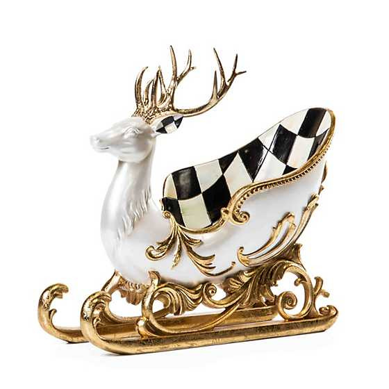 Glam Up Deer Sleigh | MacKenzie-Childs