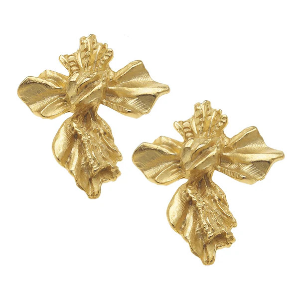 Vintage French Cross Earrings | Susan Shaw