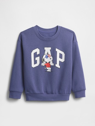 babyGap | Peanuts Relaxed Logo Sweatshirt | Gap Factory