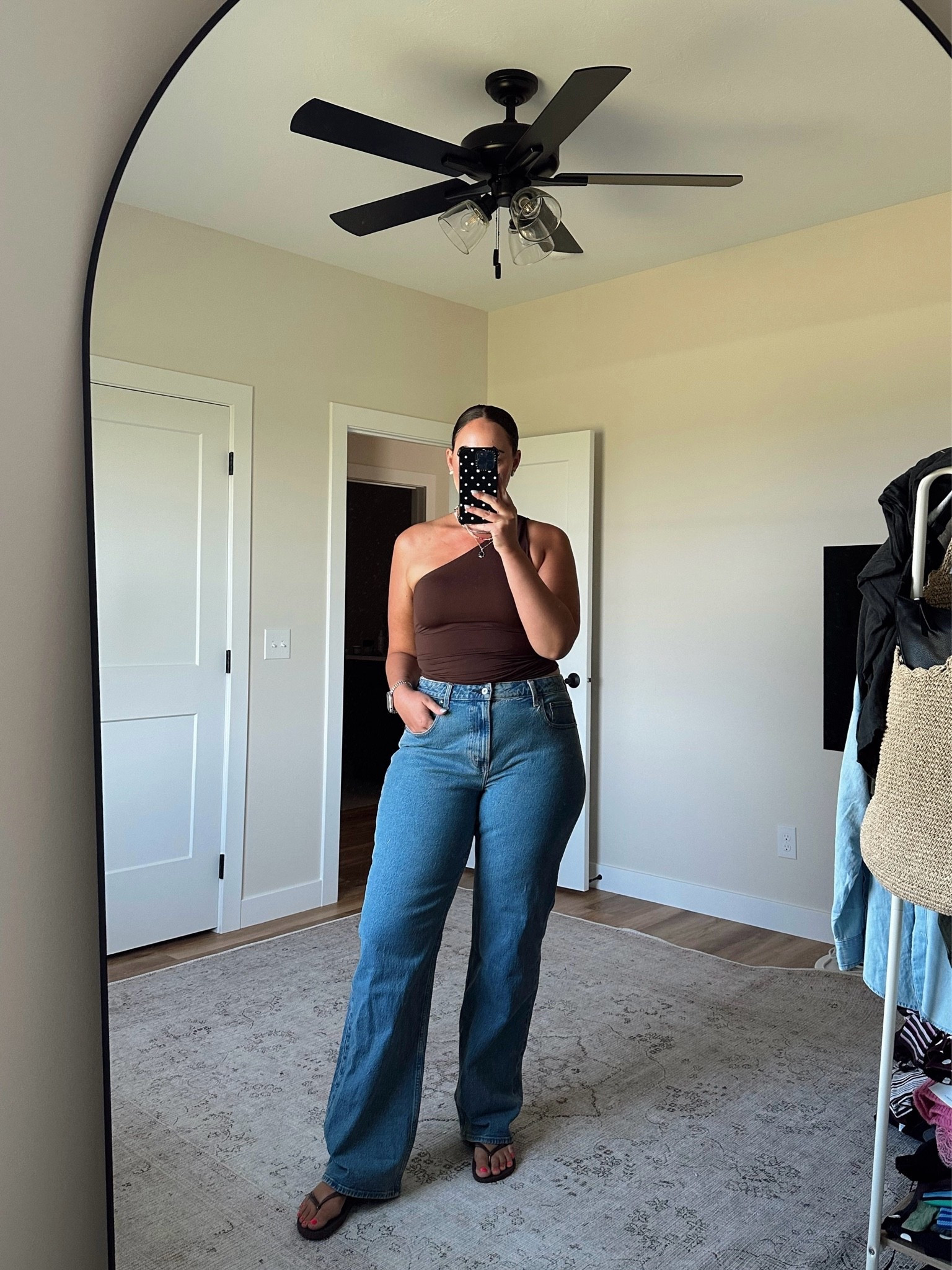 Amazon top - large 
Abercrombie curve love 90’s relaxed jeans - 32 long




Tall girl fashion, size 14 summer to fall outfit, midsize fashion, midsize mom style, casual early fall outfit, fall transitional outfit inspiration, tall women clothing, everyday outfit ideas, mom outfit ideas for fall, early fall outfits 2026 women, midsize summer outfits, casual mom outfits, casual outfit ideas, cozy fall outfits,

#LTKTall #LTKMidsize #LTKootd