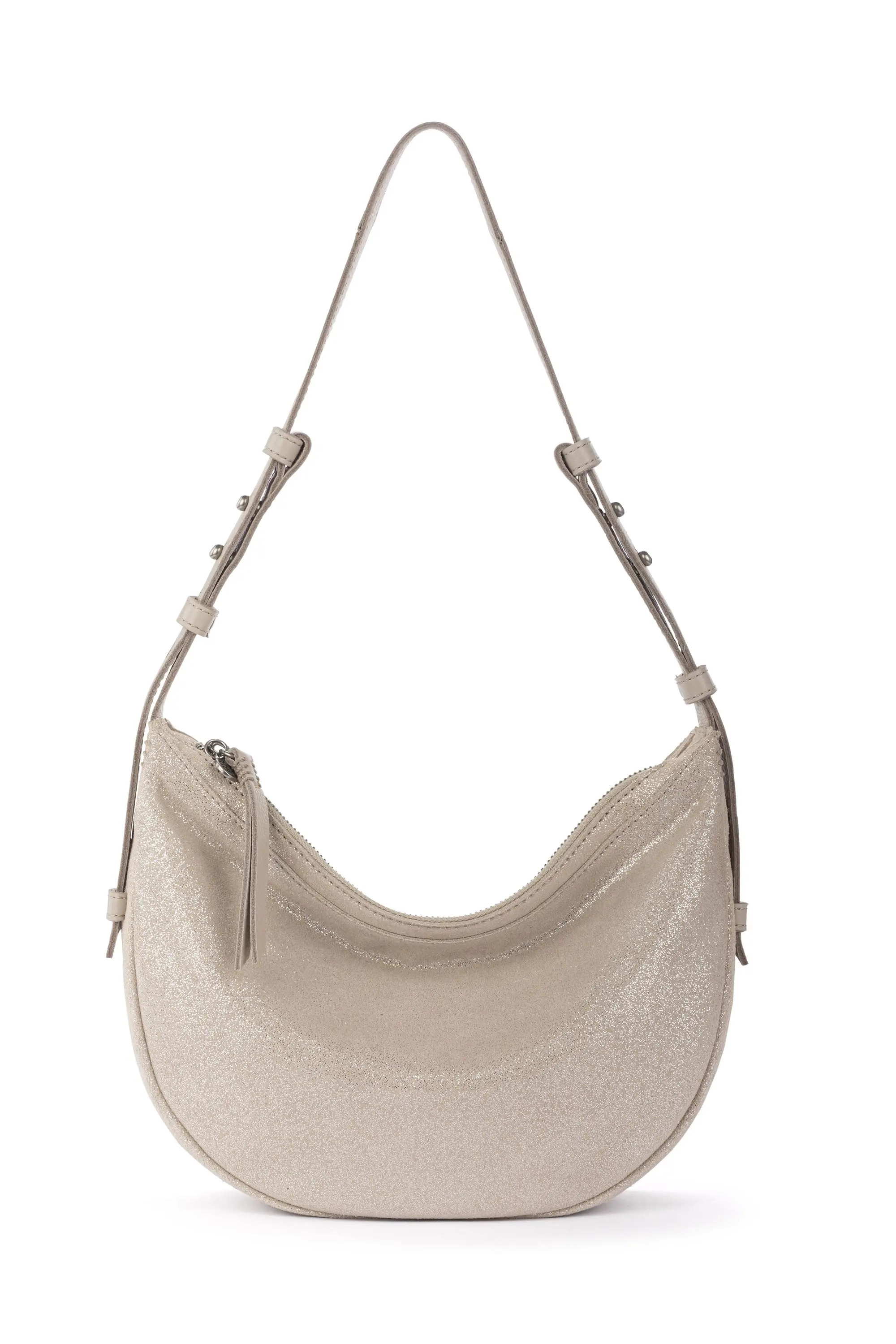 The Sak Tess Shoulder Bag Leather in Dark Silver at Nordstrom | Nordstrom