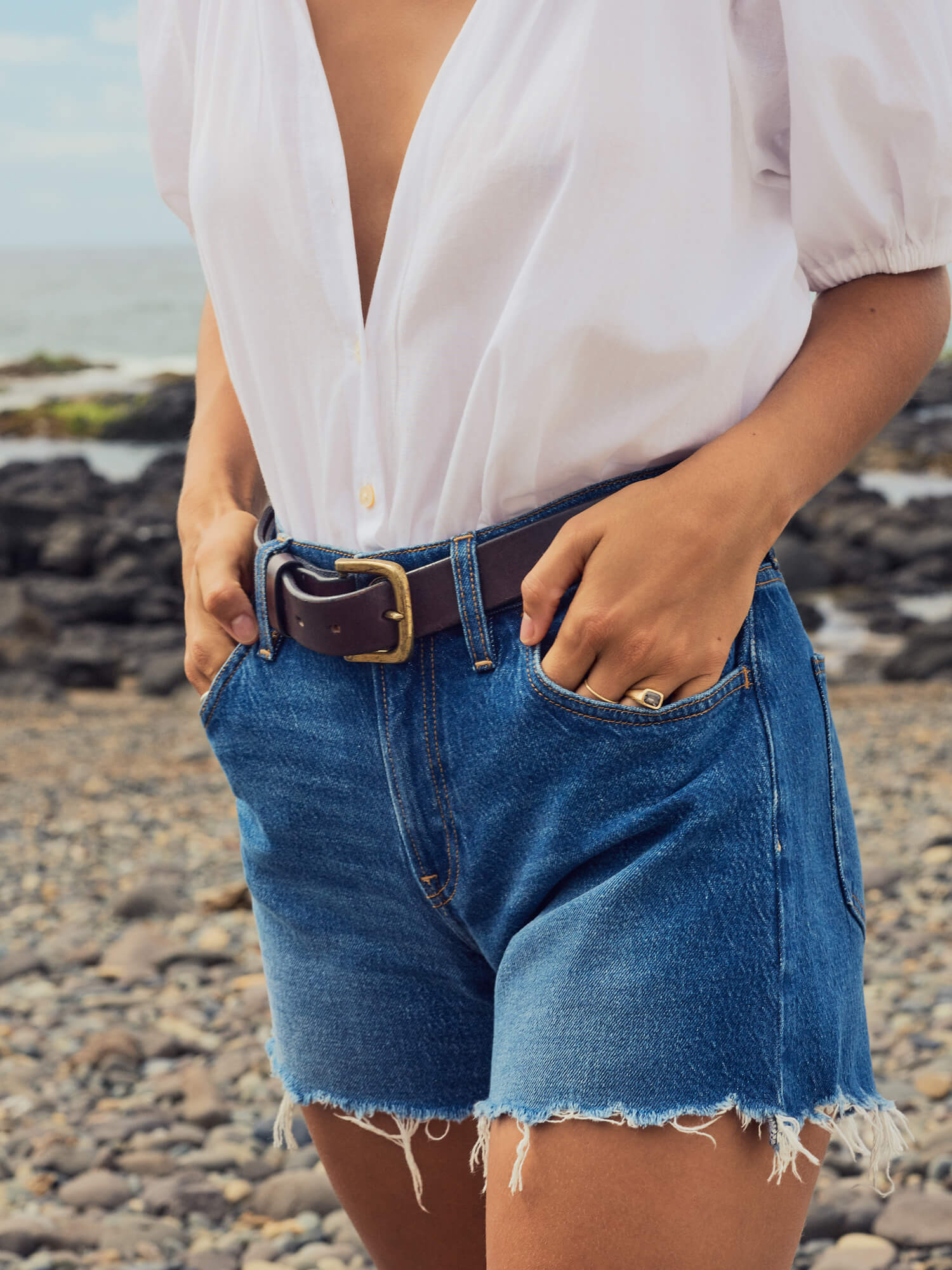Sundrift Denim Short - Night Cove Wash | Faherty