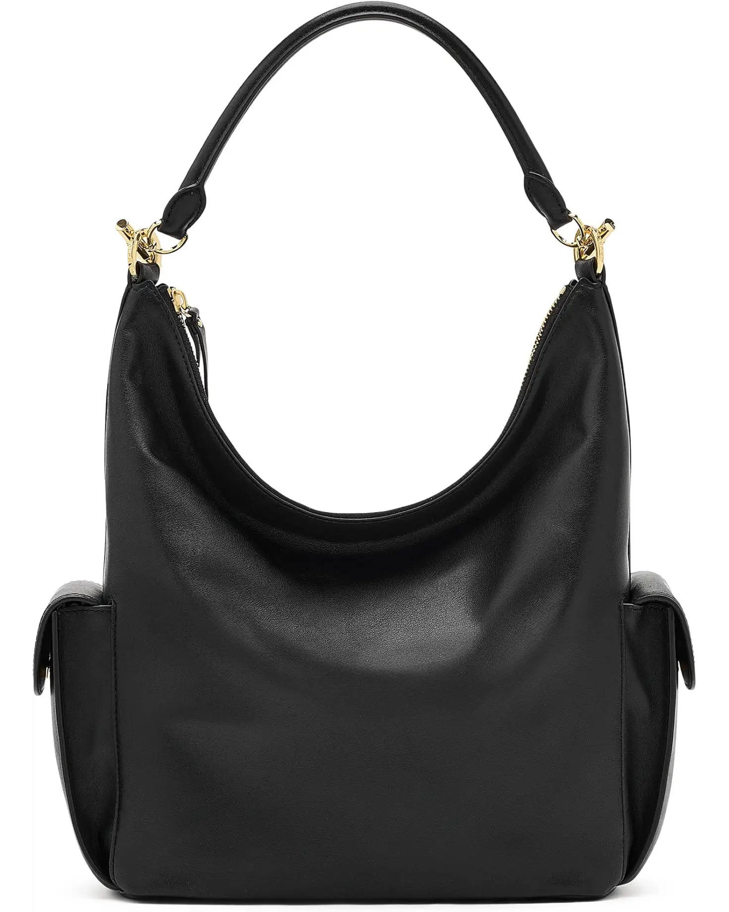 Lauren Ralph Lauren Nappa Leather Large Blaike Shoulder Bag | Zappos.com