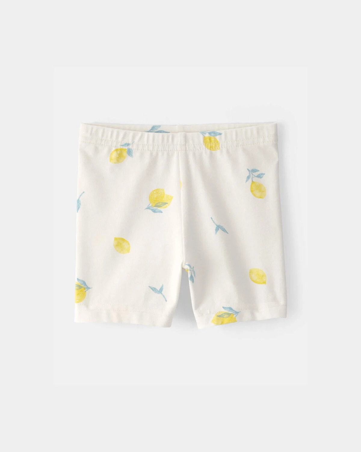 Baby Girl Lemon Bike Shorts - Cream | Carter's Inc
