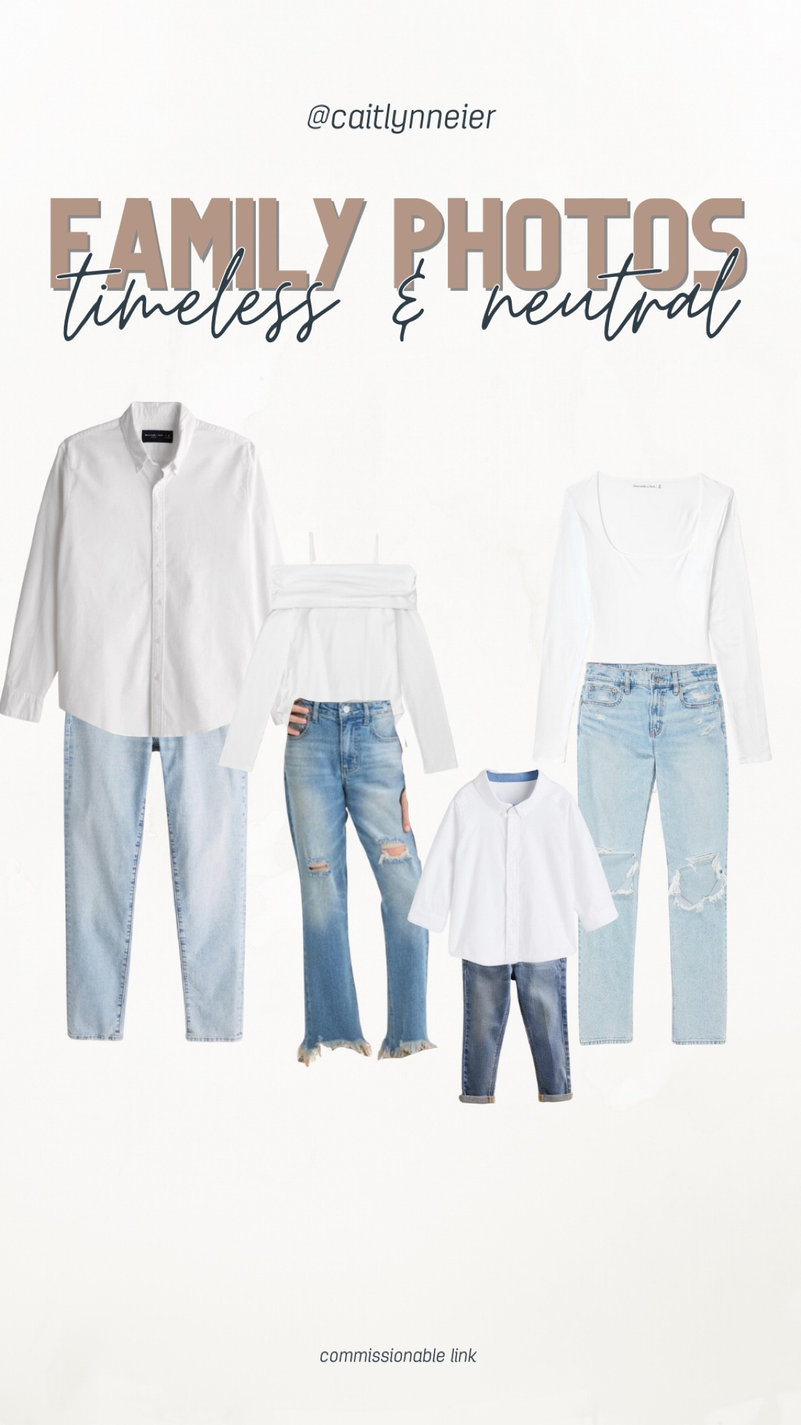 Simple family photo outfits that are timeless and neutral  

#LTKfamily #LTKkids
