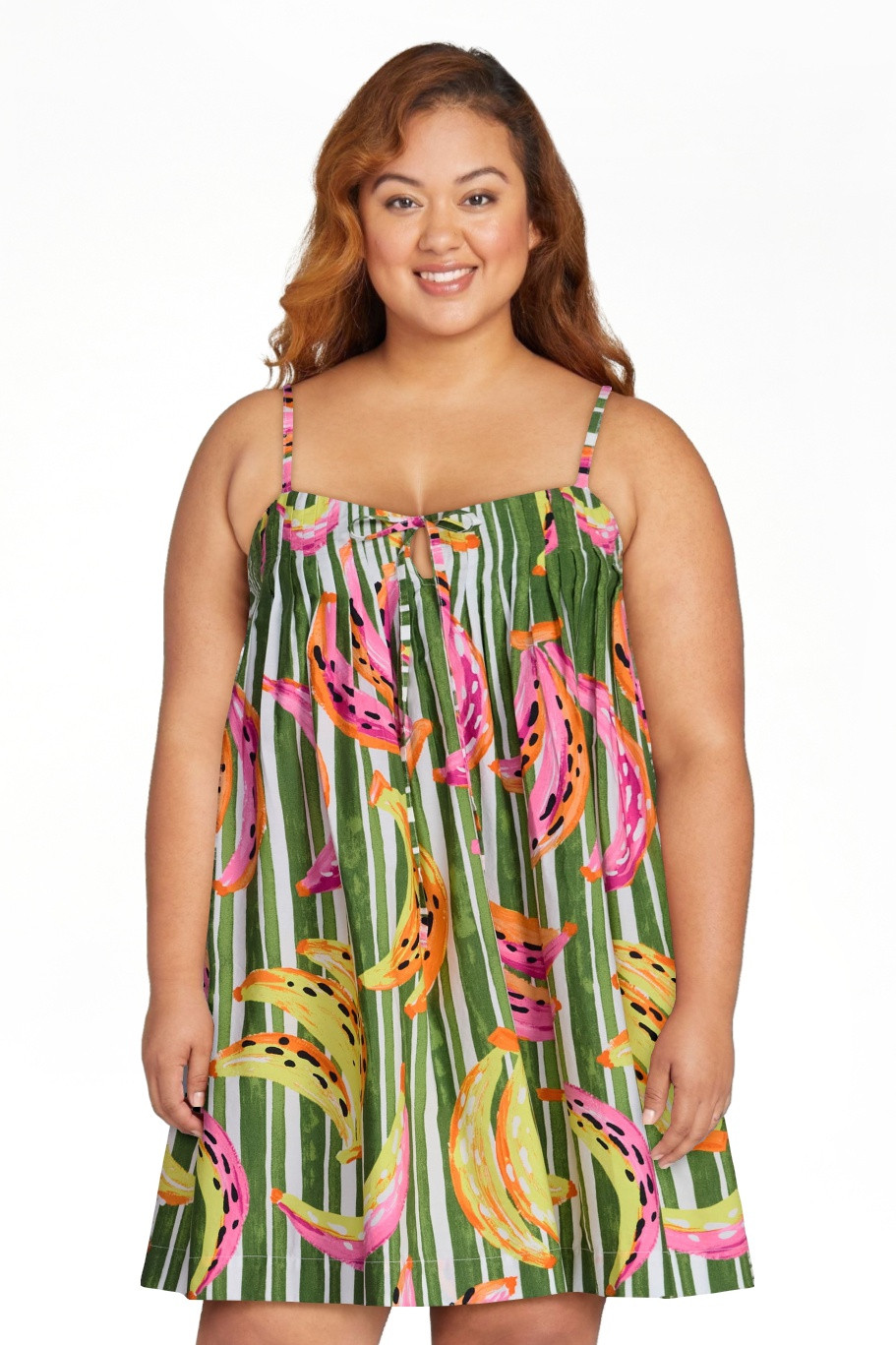 Free Assembly Women's and Women's Plus Cotton Pintuck Mini Dress, Sizes XS-4X | Walmart (US)