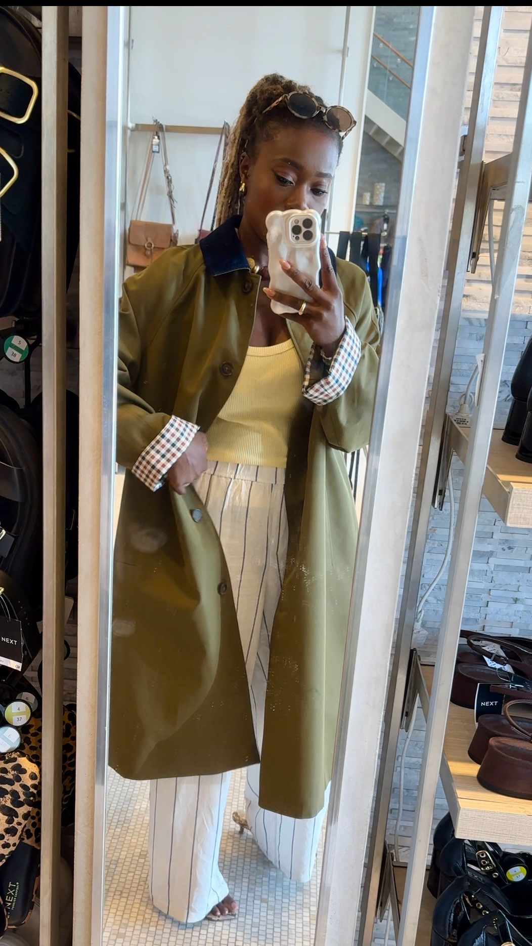 🍂 OMG Found the trench coat you’ll wear on repeat in autumn 👉🏾 Winter. This Khaki Green Trench with Contrast Collar from Next is 👌🏾and giving classic with a twist. 

Gotta love a trench for being that timeless autumn to winter layer that makes every outfit look pulled together.

#trenchcoat #coatseason

#LTKuk #LTKautumn #LTKeurope