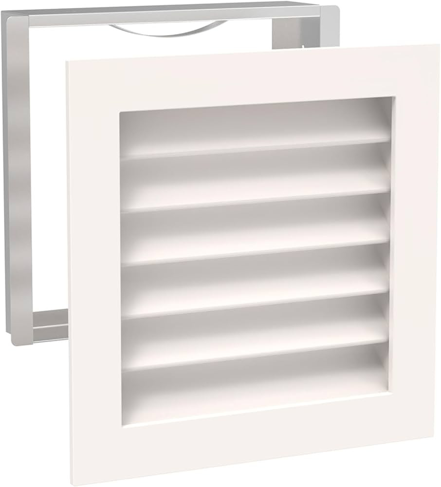 Worth Home Products - 14 Wide x 14 High Decorative AC Return Grille for Walls Only - Wood Louvere... | Amazon (US)