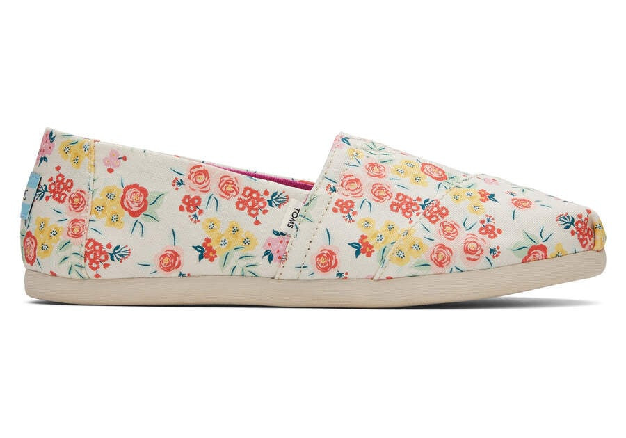 Women's Alpargata Floral Paper Source Espadrille | TOMS | TOMS (US)