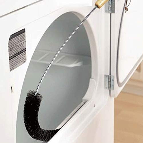 Dryer Lint Brush Vent Cleaner, Lint Remover for Dryer Vent, Refrigerator Coil Cleaning Brush Washing Machine Cleaning Kit Flexible Vacuum Brushs(Color:Black) | Amazon (US)