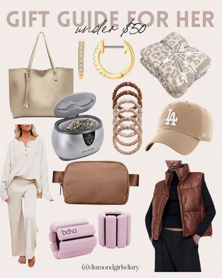 Gifts under $50 | Gift Guide for Her | Gift Guide under $50 | Gift Ideas for Her | Belt Bag | Leather Puffer Vest 

#LTKHoliday #LTKunder50 #LTKSeasonal