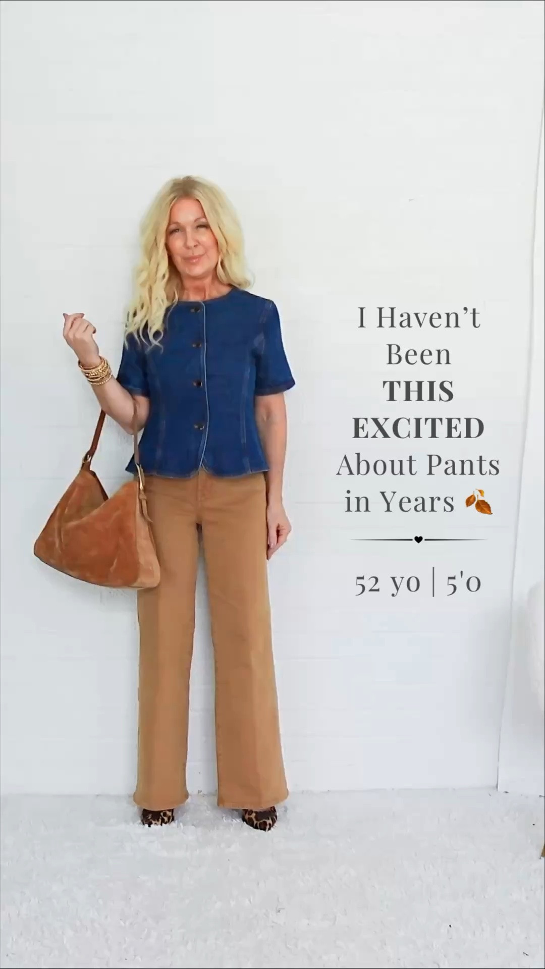 Comment CAMEL if you love these pants! 

The color of fall. 🍂
The fit of an hourglass. 🤎
And I’m completely obsessed with these trouser jeans.

Comment CAMEL to grab your size before other creators catch on

—because once they do, sizes sell FAST. 👀

Valarie

#fashionover50 #fashionover60 #womenover50 #womenover60 #fallfashion2026

#LTKSeasonal #LTKOver40 #LTKPetite