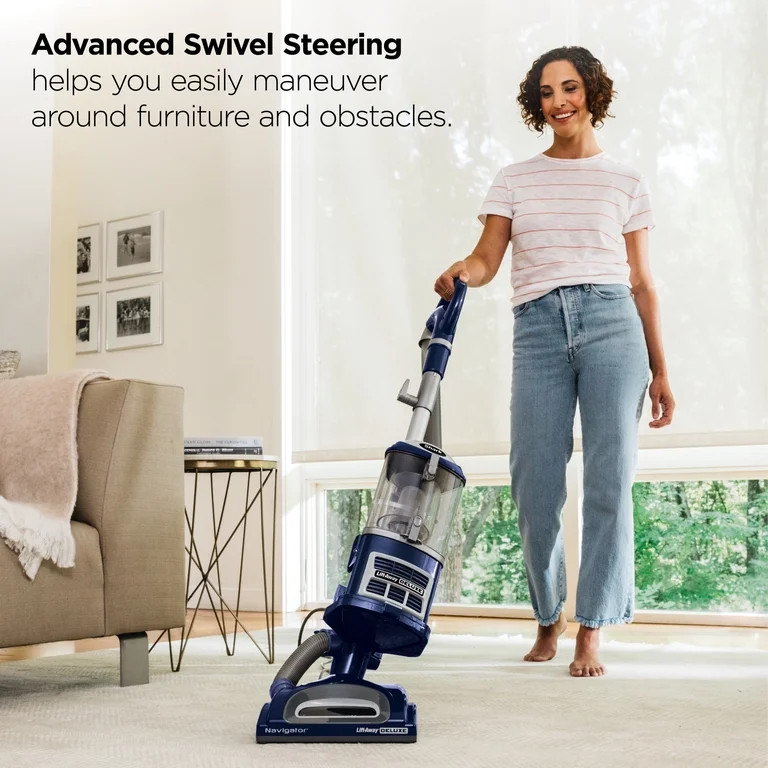 Shark Navigator Lift-Away Deluxe Upright Vacuum, Pet Friendly, Large Dust Cup, Swivel Steering, H... | Walmart (US)