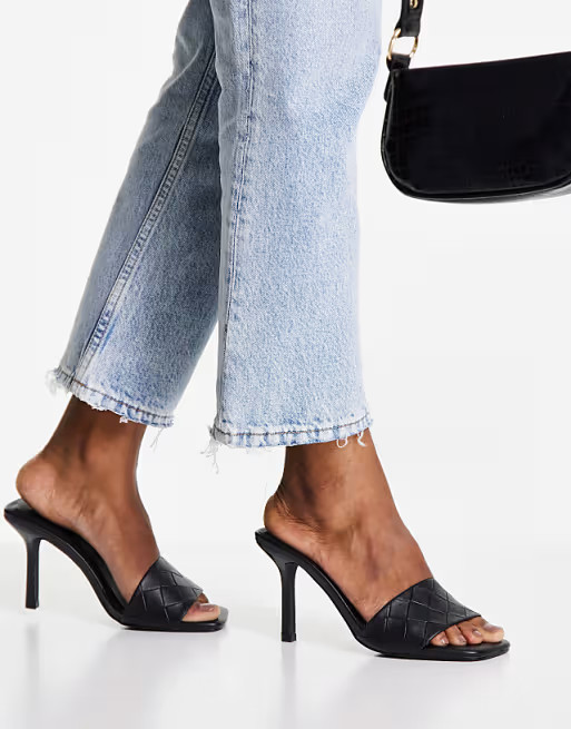 New Look woven mule in black | ASOS (Global)