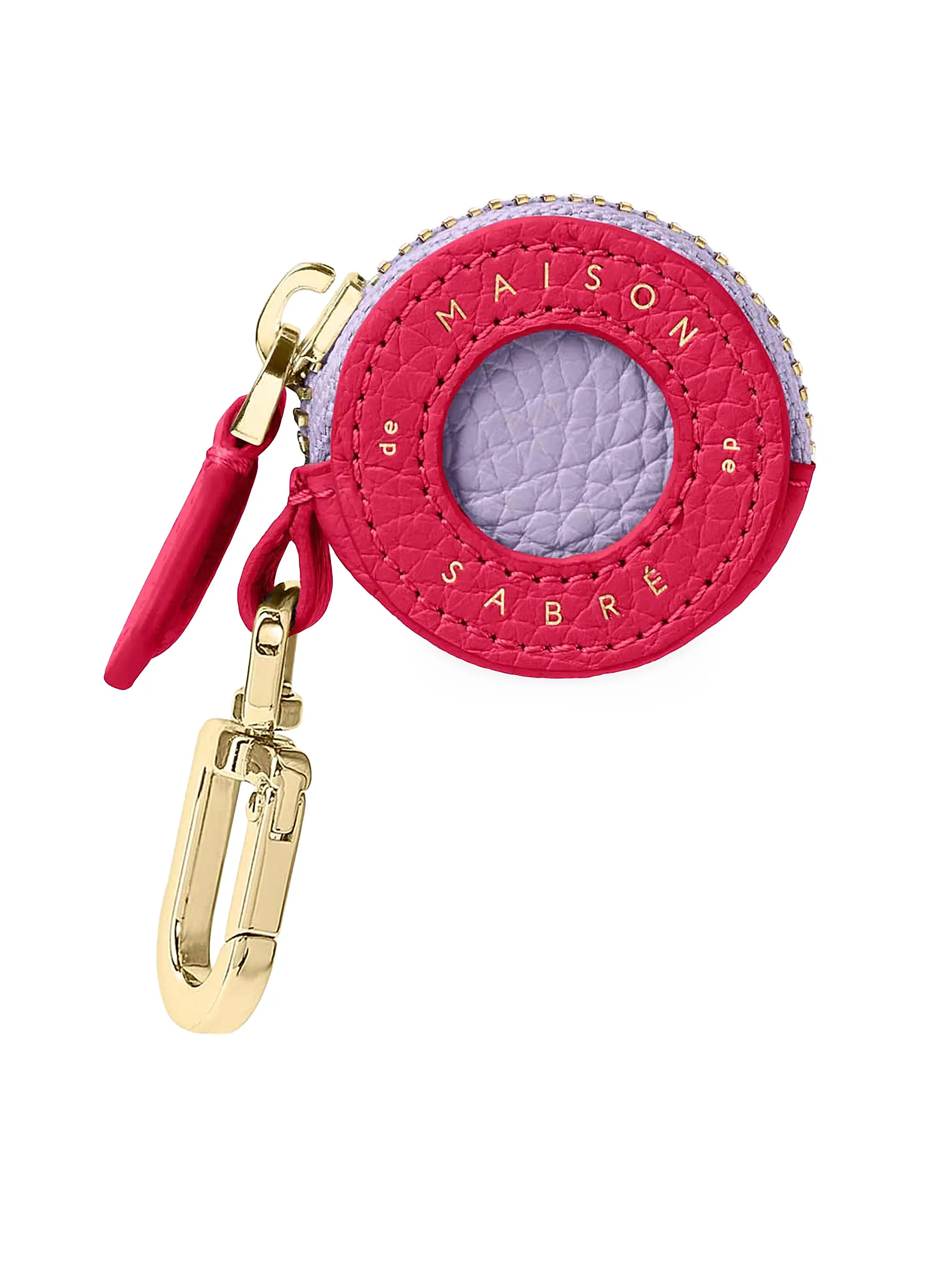 Leather AirTag Charm | Saks Fifth Avenue