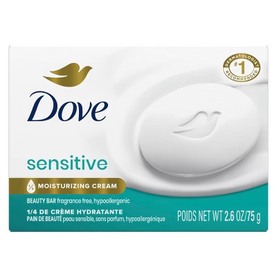 Dove Beauty Sensitive Skin Moisturizing Mini Bar Soap - Fragrance-Free - Travel Size - 2.6oz | Target