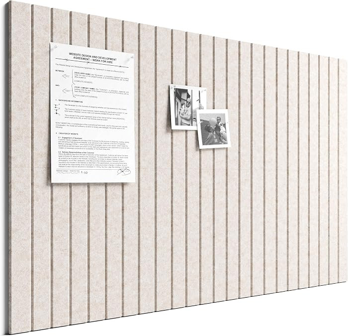 Large Cork Board Alternative-36 x 24" Felt Bulletin Board Tiles, with 30 Pushpins, 40 Adhesive Ta... | Amazon (US)