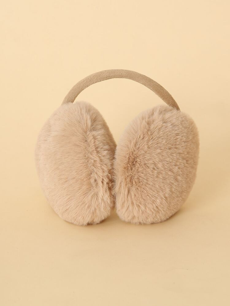 Solid Fuzzy Earmuffs | SHEIN